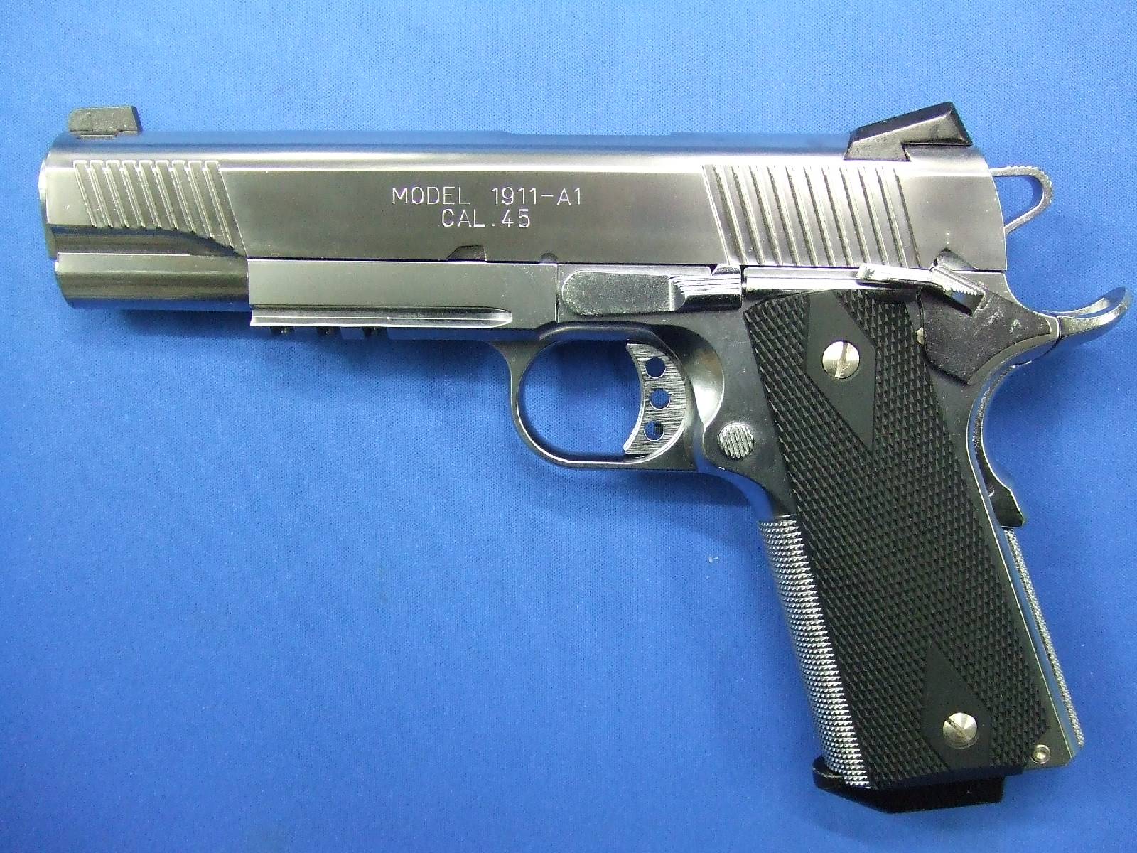 M1911-A1 オペレーター サテーナシルバー 8mmBB ブローバック　　 |  マルシン