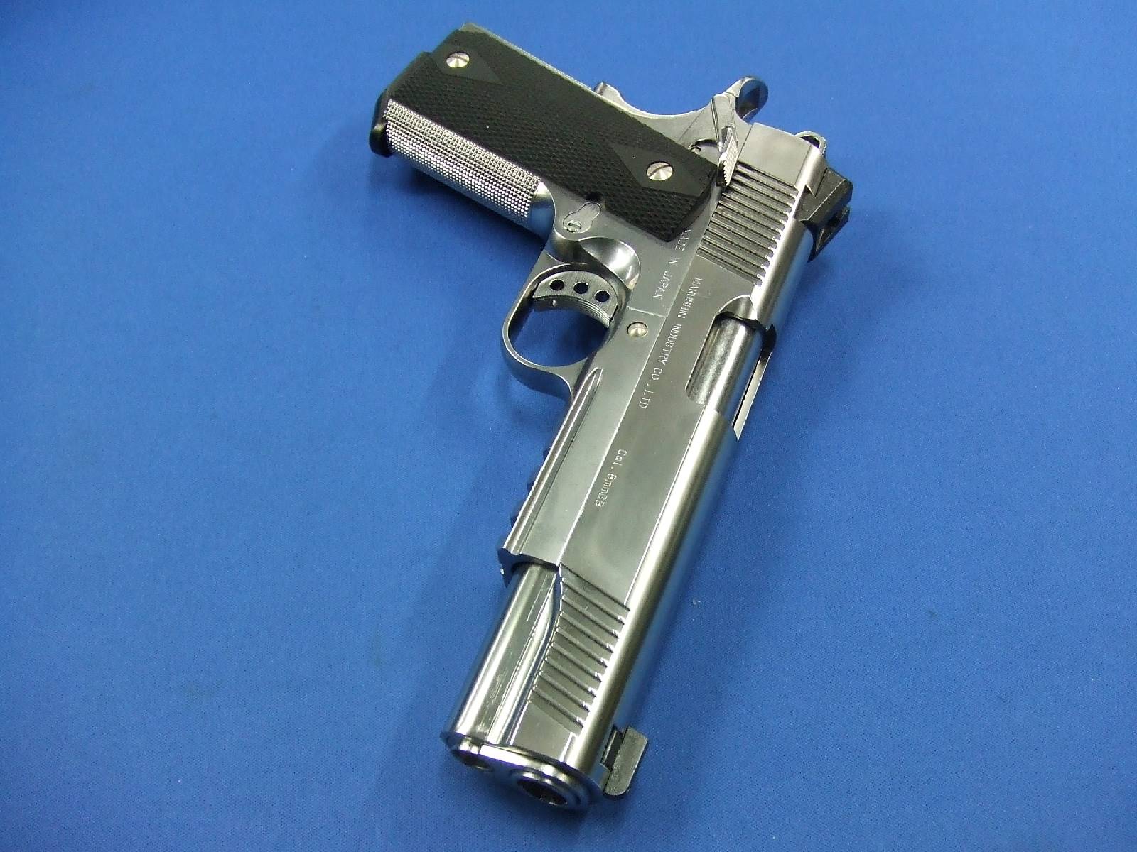 M1911-A1 オペレーター サテーナシルバー 8mmBB ブローバック　　 |  マルシン