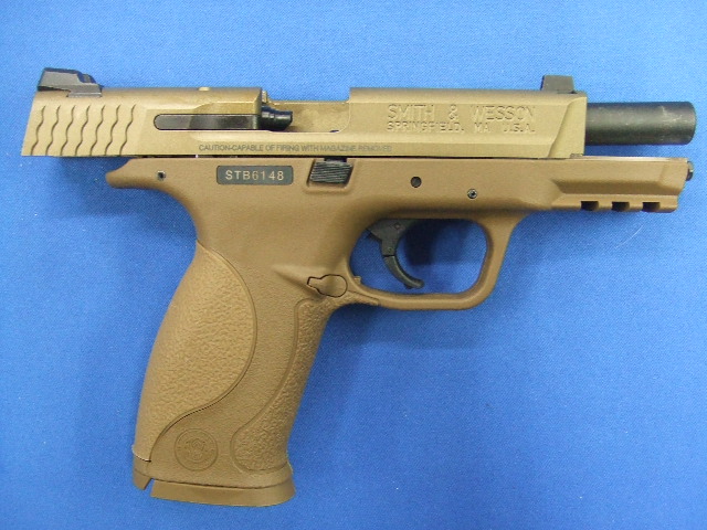 S&W M&P9 Tan メタルスライド | CyberGun